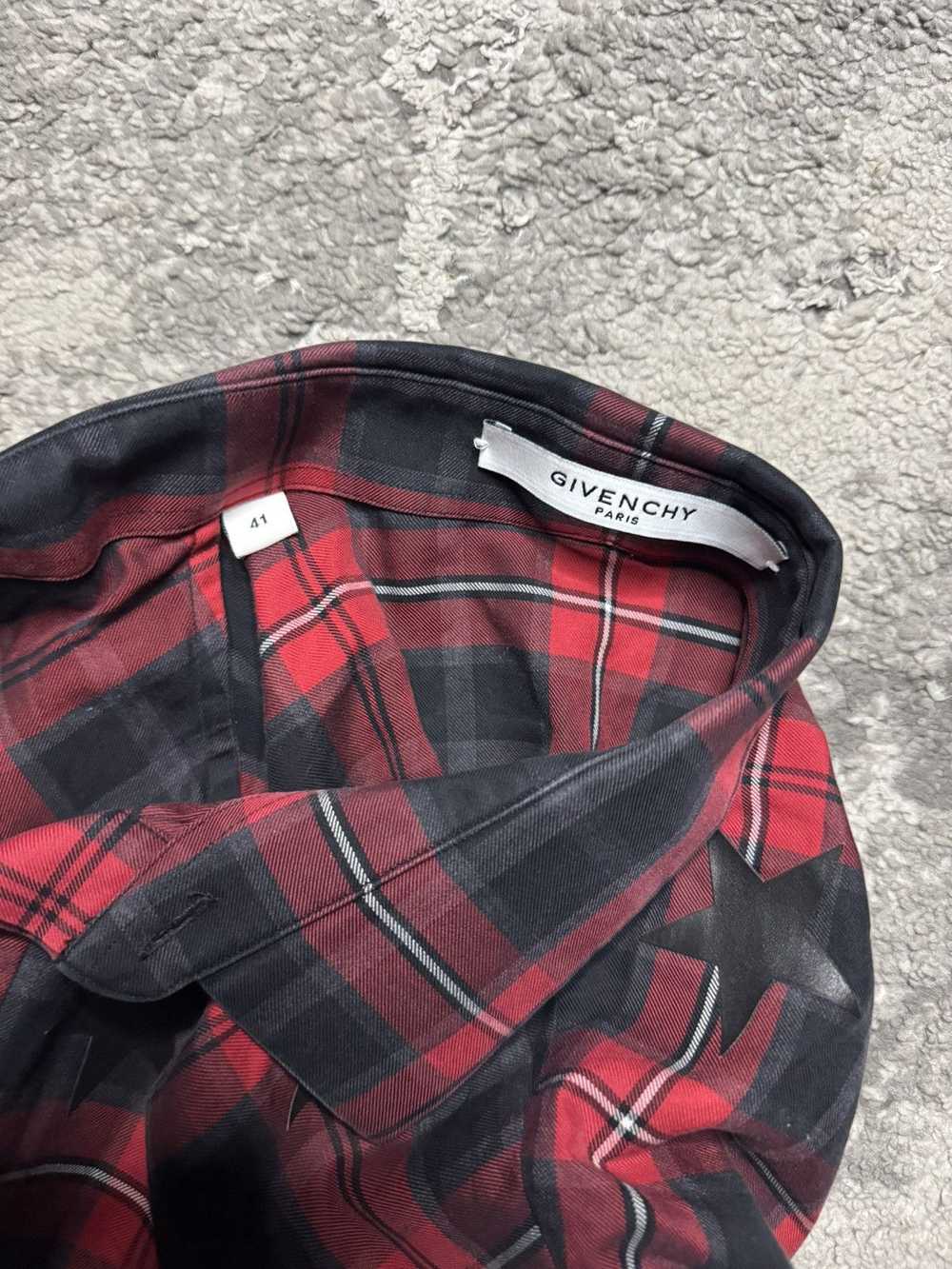 Givenchy Givenchy Star Plaid Flannel Shirt - image 5