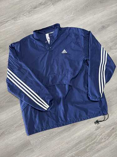 Adidas × Vintage Vintage Adidas Quarter Button Up - image 1