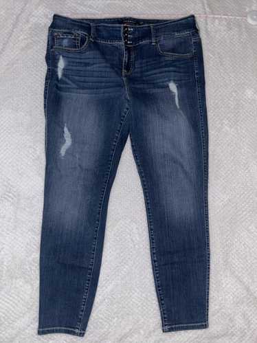 Torrid Torrid Denim Premium Distressed Jeggings sz