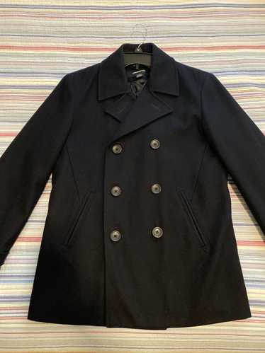 Claiborne Claiborne Pea Coat mens wool blend