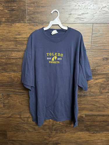 Ncaa Faded University of Toledo Rockets T-shirt - 