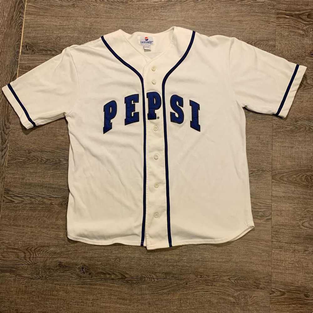 Pepsi × Vintage Vintage 90s Pepsi baseball jersey - image 1