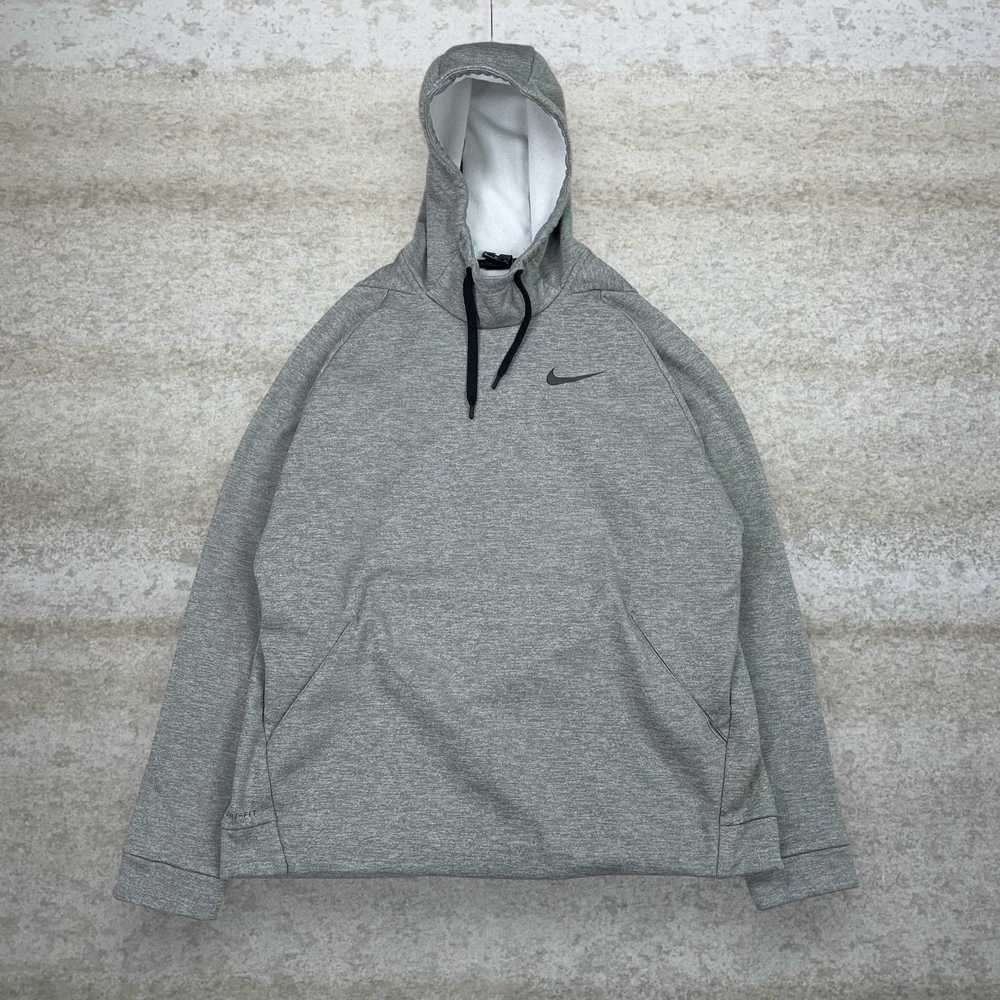 Nike × Nike ACG × Vintage Nike Hoodie Grey Polyes… - image 1