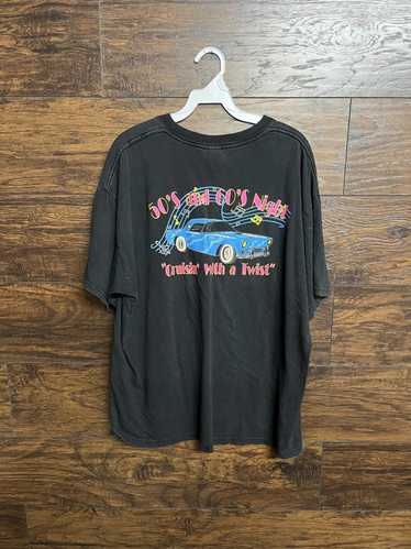 Gildan Faded Royal Caribbean Cruise T-shirt 50s &… - image 1