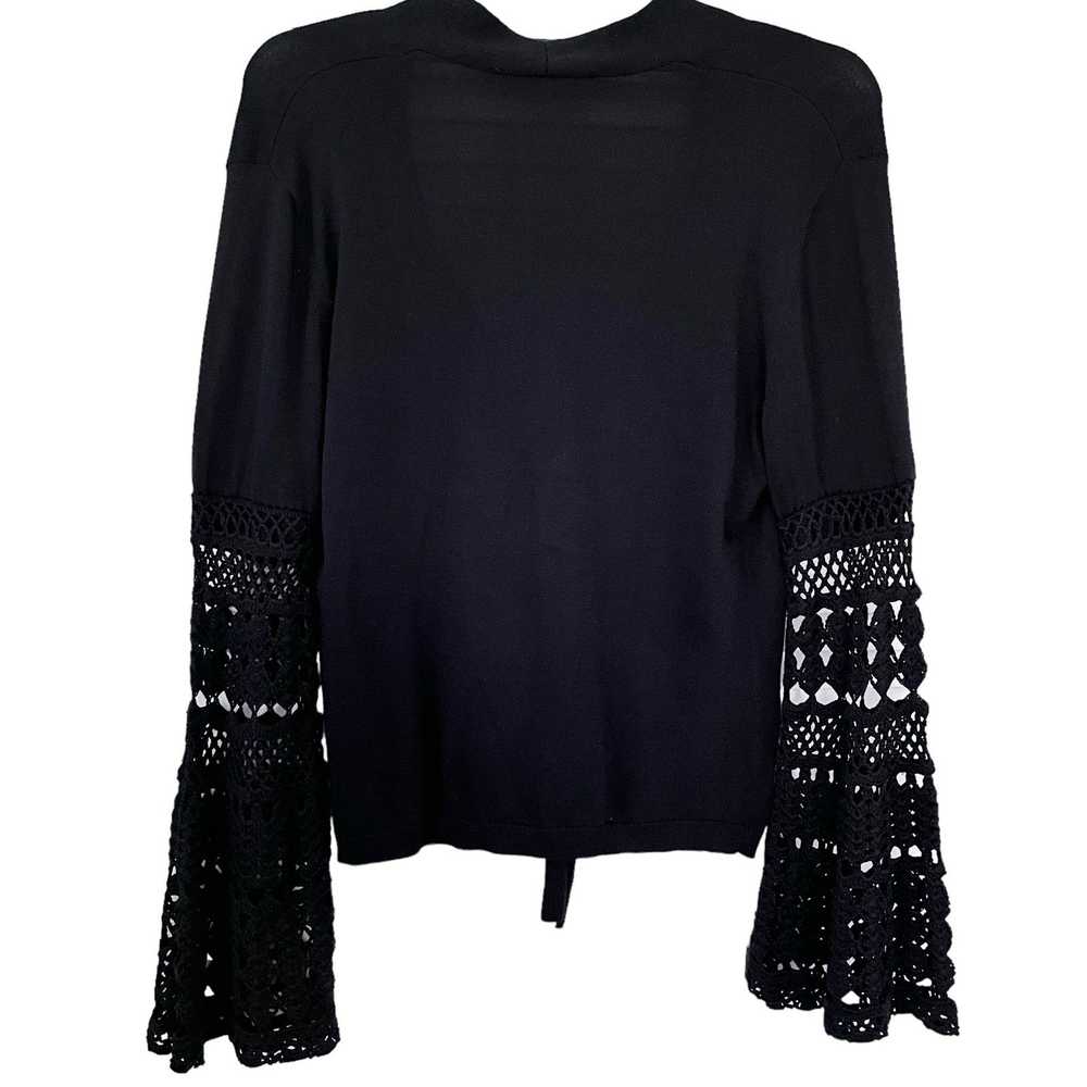 KOBI HALPERIN Kobi Halperin Black Crochet Flare B… - image 3