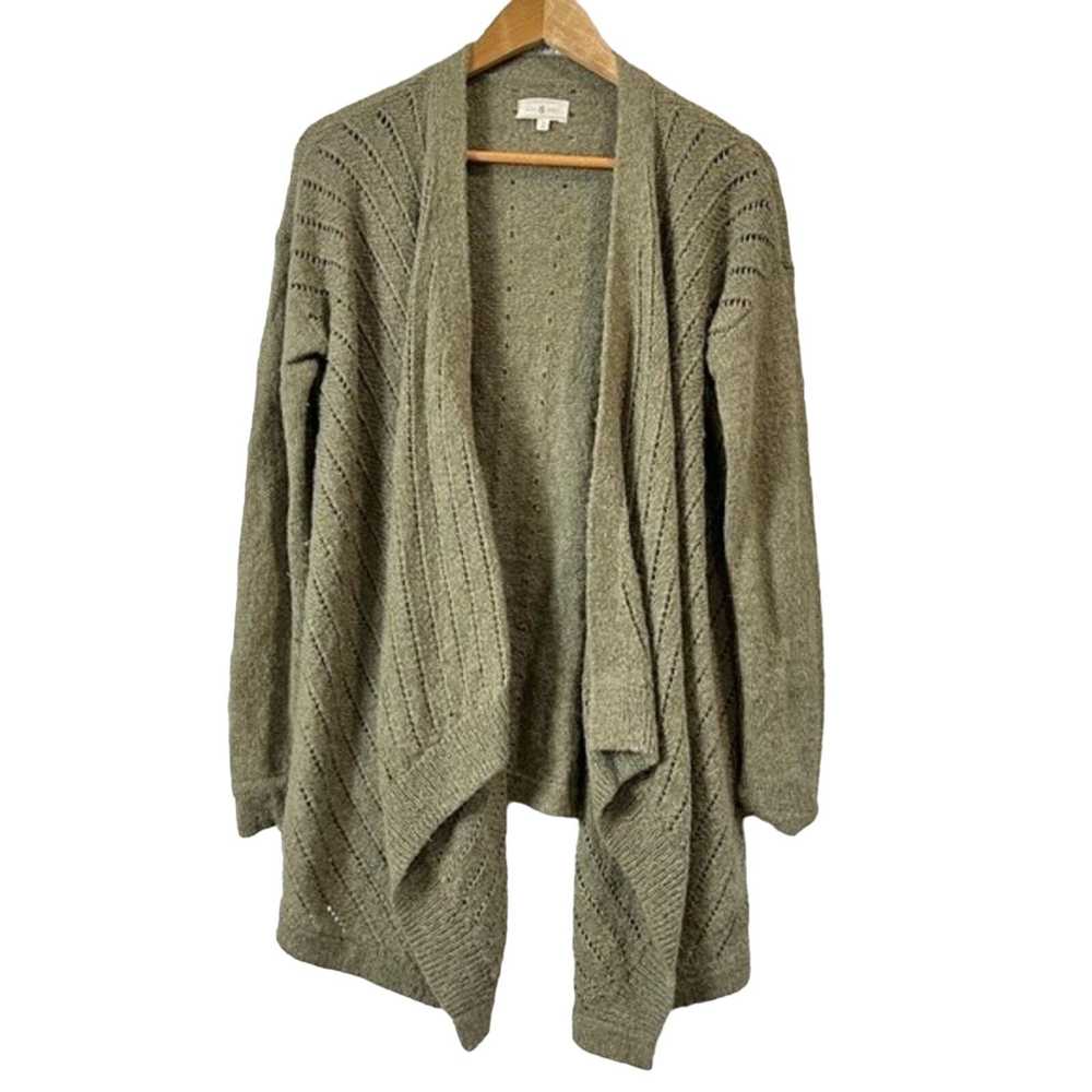 Lou & Grey Lou & Grey Small Green Knit Olive Gree… - image 1