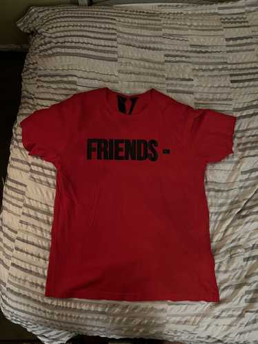 Vlone purchases Friends Red Rhinestone T Shirt Brand New Medium