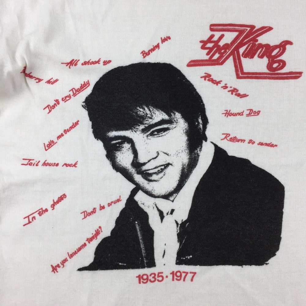 Band Tees × Vintage Rare!! 80’s Elvis Presley all… - image 2