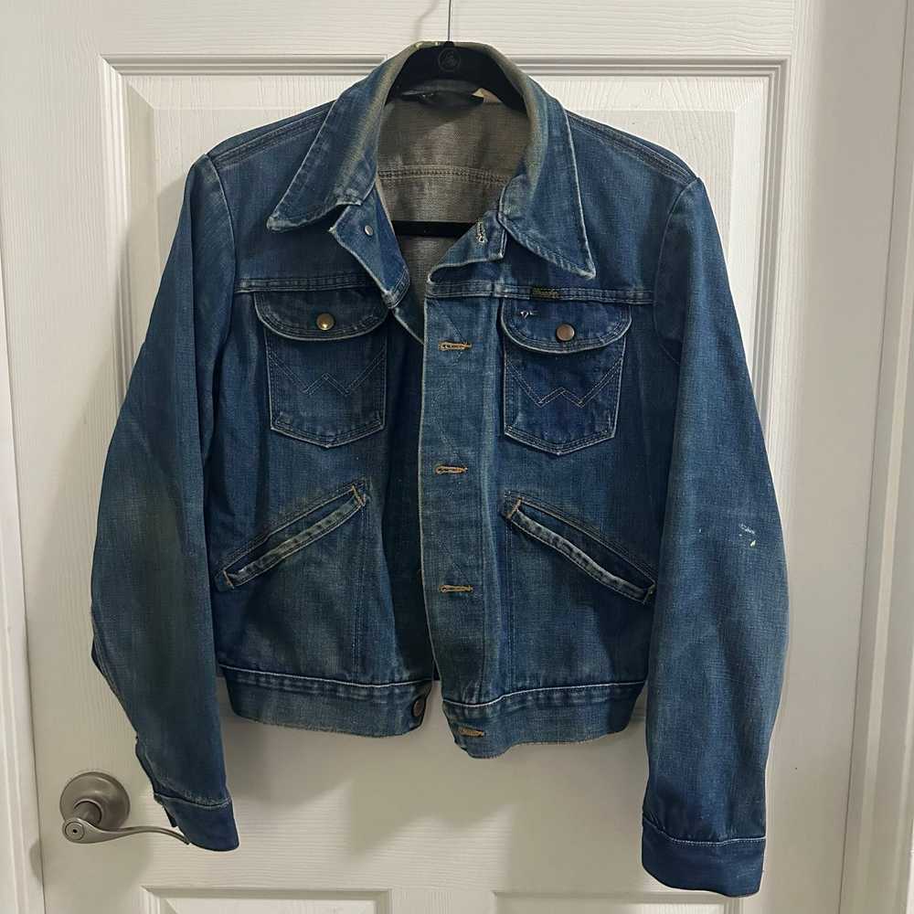 Wrangler RARE Vintage Wrangler 60s 70s Distressed… - image 1