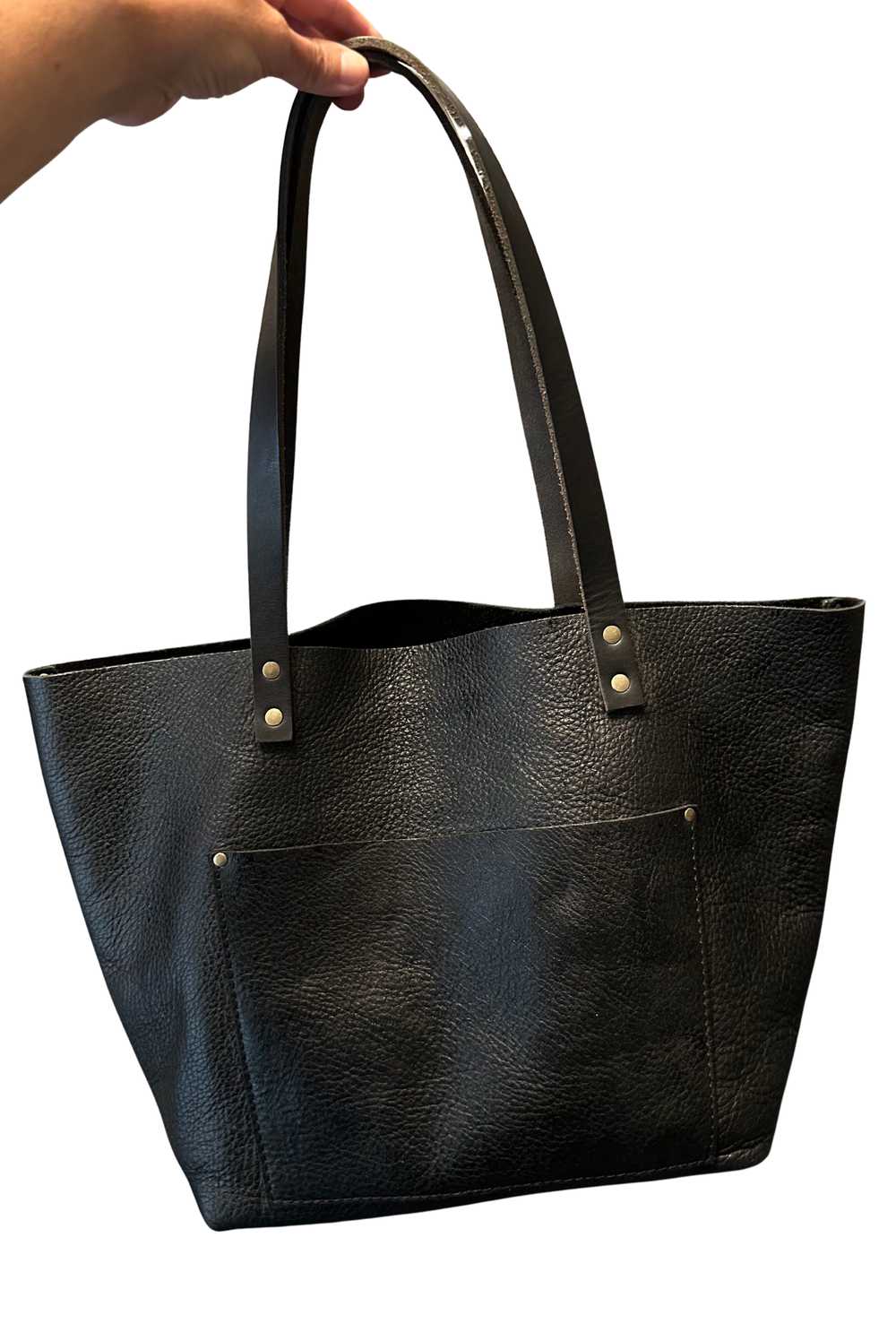 Portland Leather 'Almost Perfect' Leather Tote Bag - image 3