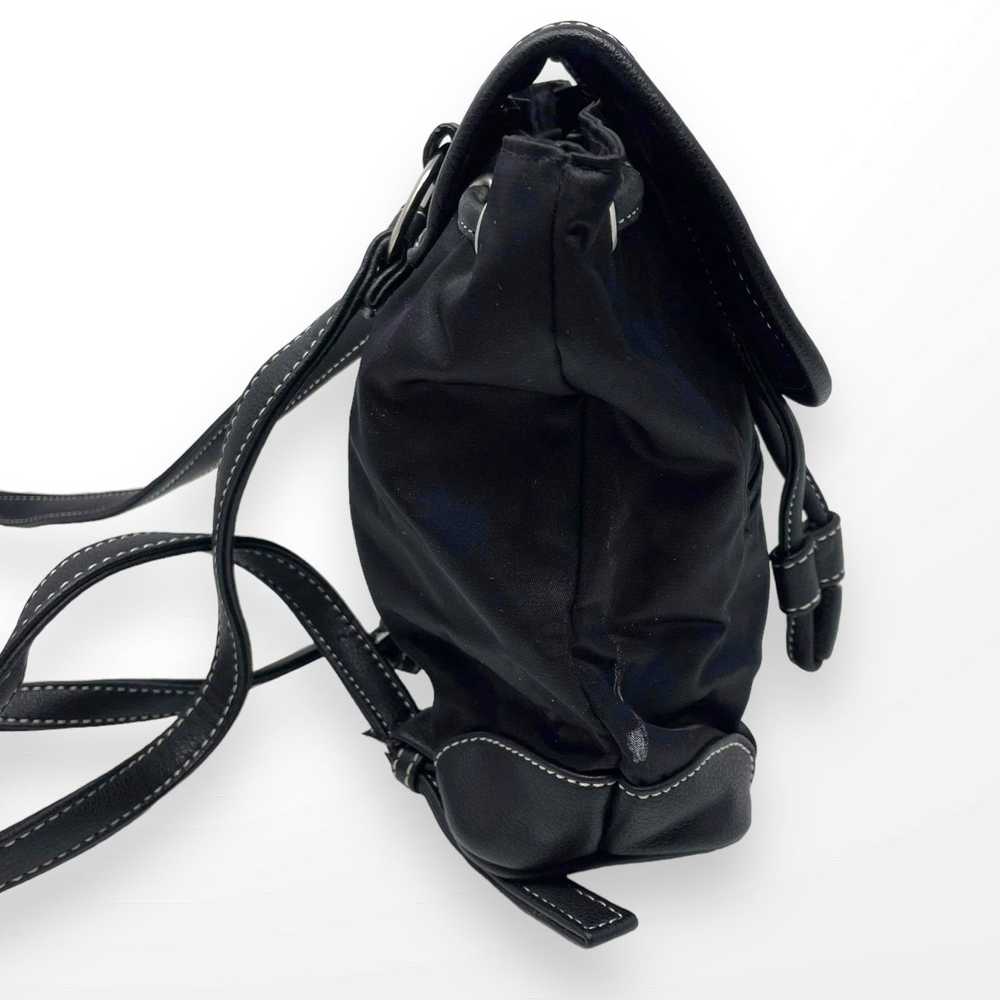 Guess 00s GUESS Vintage Black Drawstring Backpack - image 4