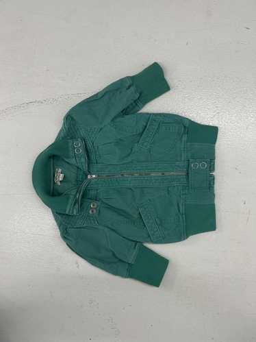 Designer Stylish Green Denim Jacket for Kids