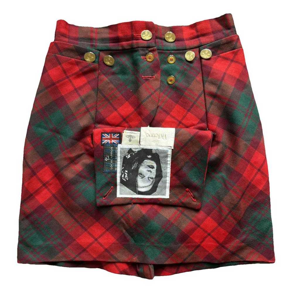 Vivienne Westwood Wool mini skirt - image 1