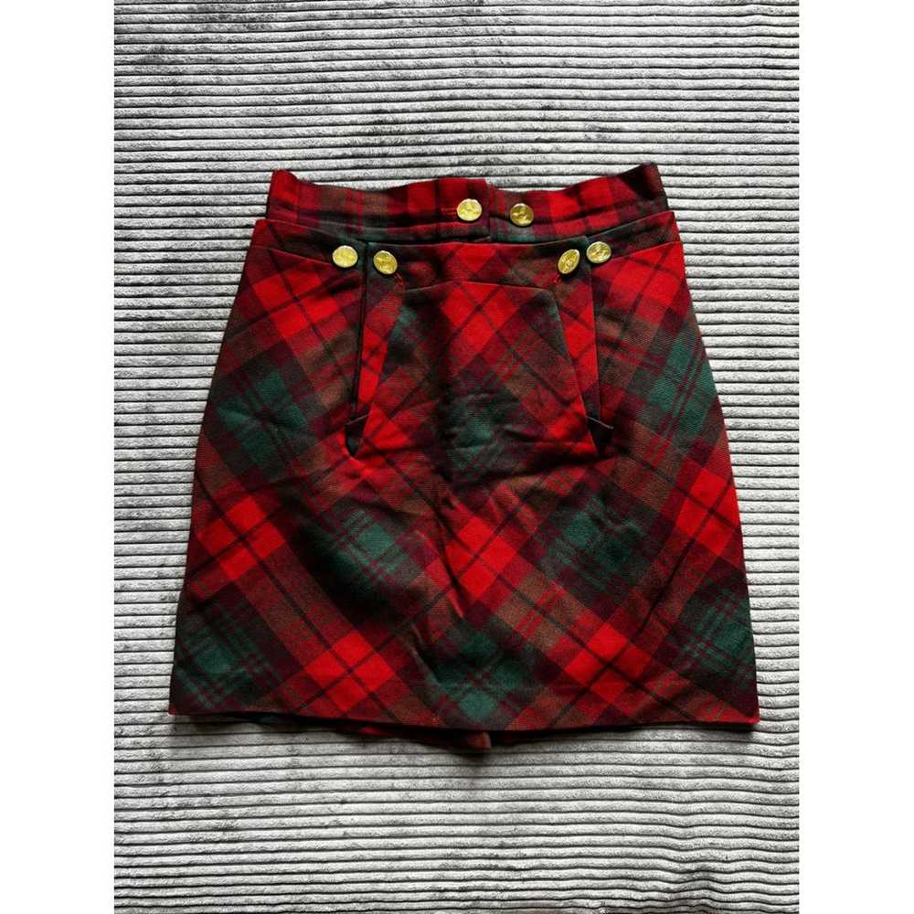 Vivienne Westwood Wool mini skirt - image 2