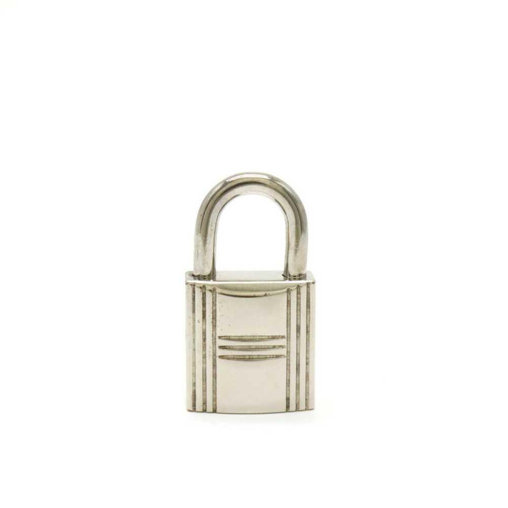 Hermes HERMES Padlock No.102 with Key Metal Silve… - image 3