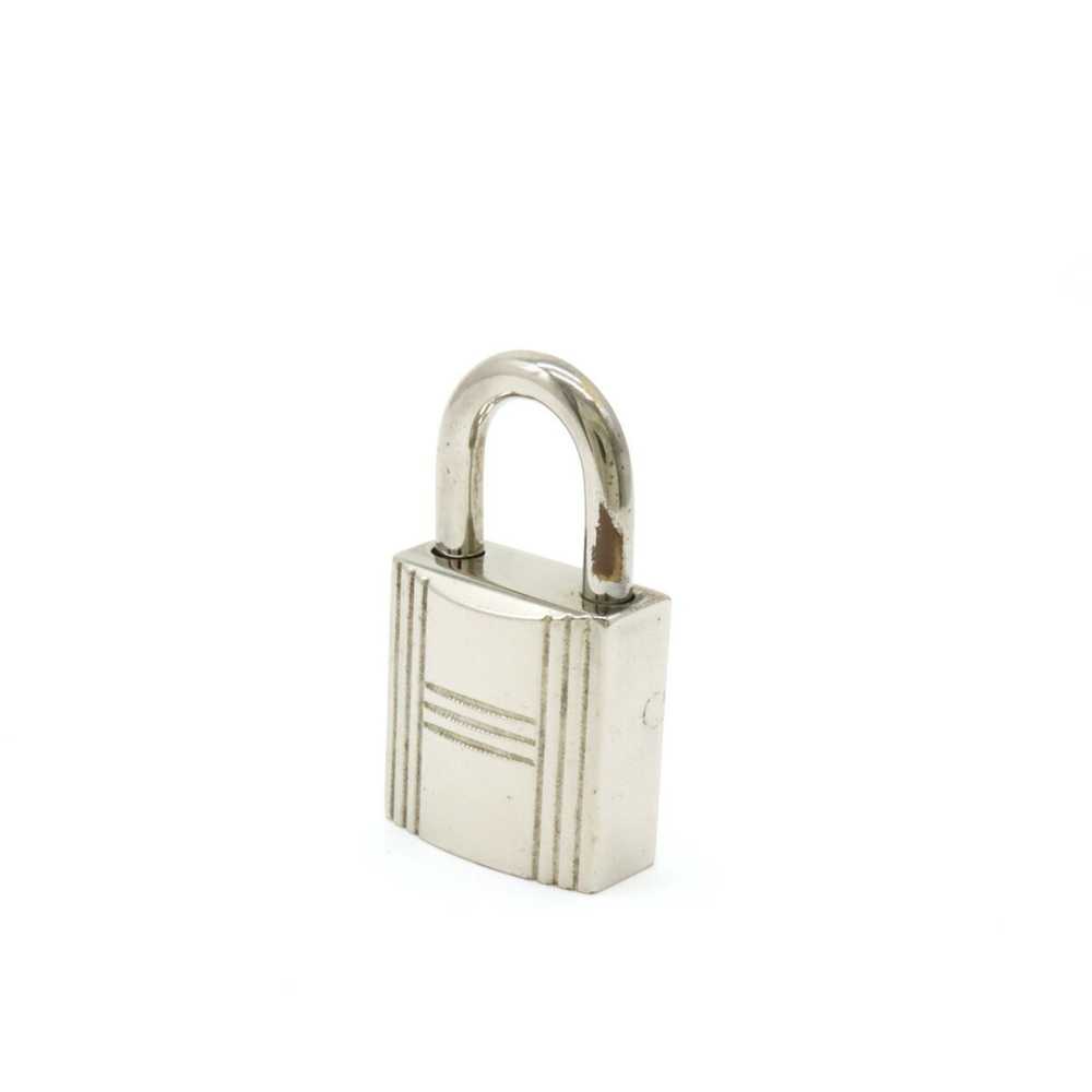 Hermes HERMES Padlock No.102 with Key Metal Silve… - image 4