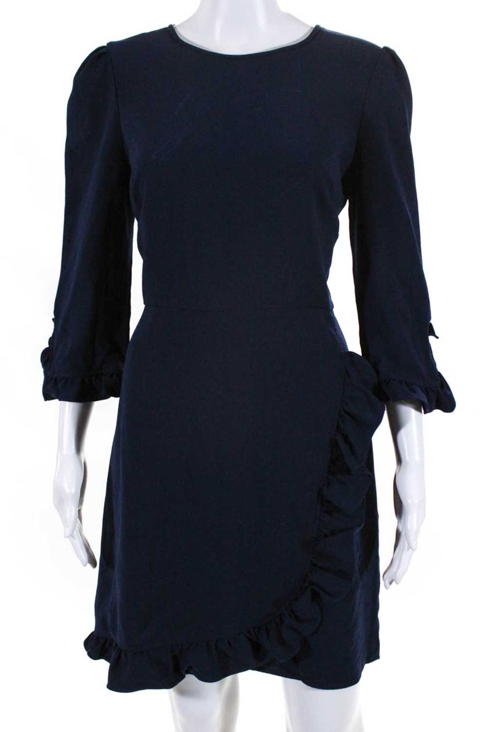 Shoshanna Womens Blue Navy Mariana Dress Size 10 … - image 1