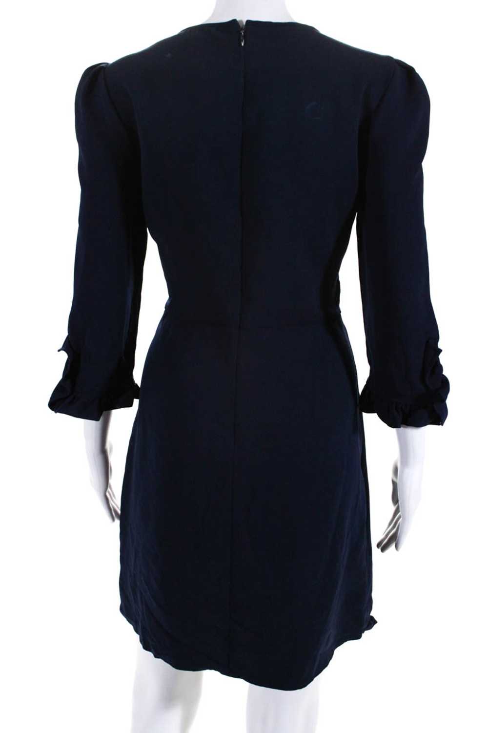 Shoshanna Womens Blue Navy Mariana Dress Size 10 … - image 3