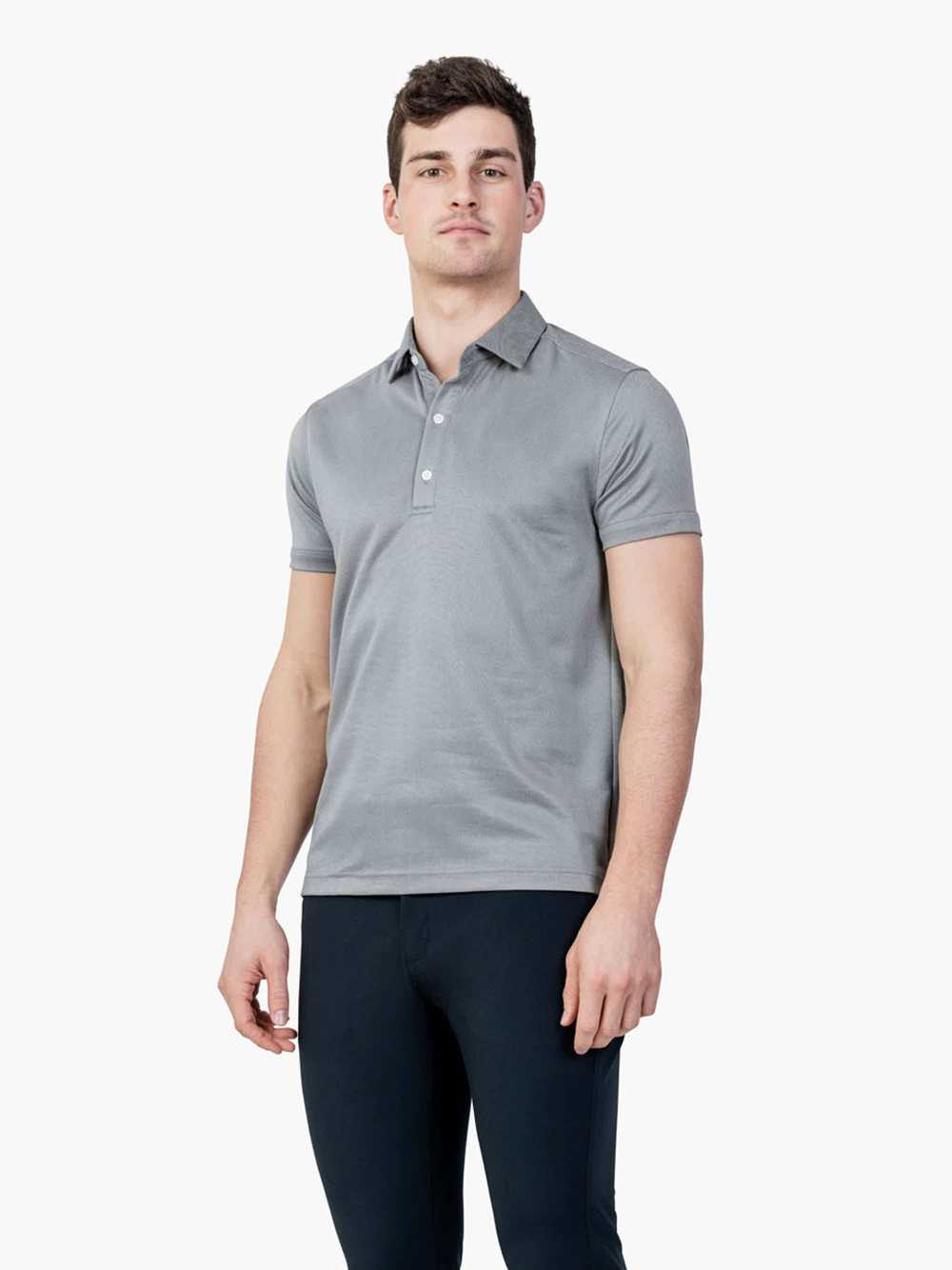 Ministry of Supply Apollo Polo - Grey Heather - image 1