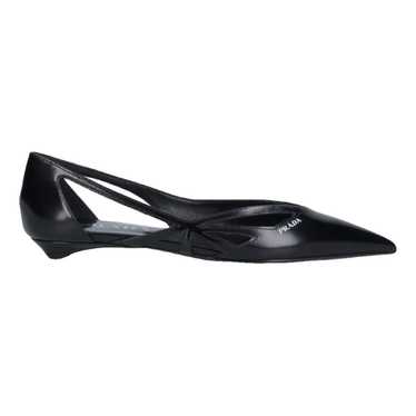 Prada Leather ballet flats