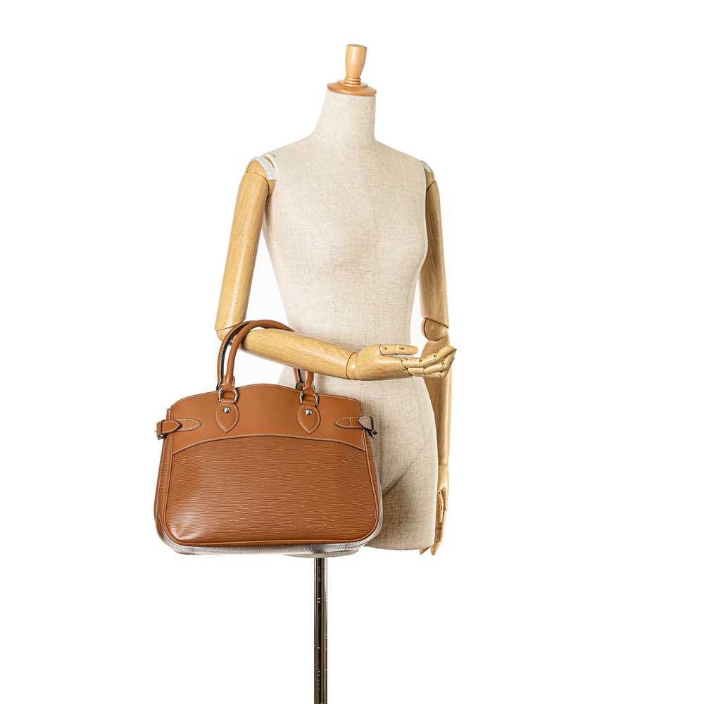 Brown Louis Vuitton Epi Passy PM Handbag - image 8