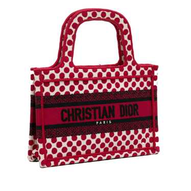 Red Dior Mini Dioramour Book Tote - image 1