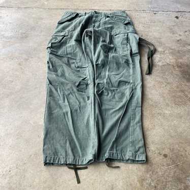 Vintage VINTAGE M51 GREEN MILITARY ARMY PANTS CAR… - image 1