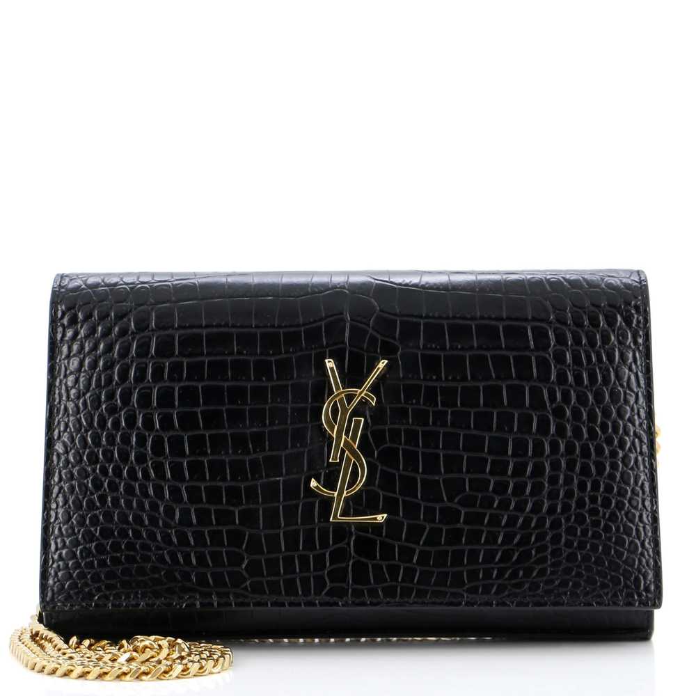 Saint Laurent Classic Monogram Wallet on Chain Cr… - image 1