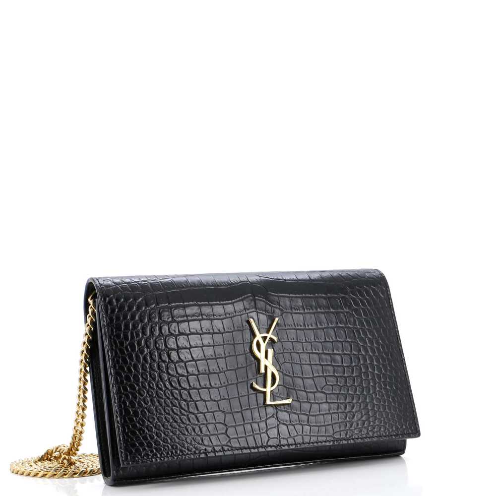 Saint Laurent Classic Monogram Wallet on Chain Cr… - image 2