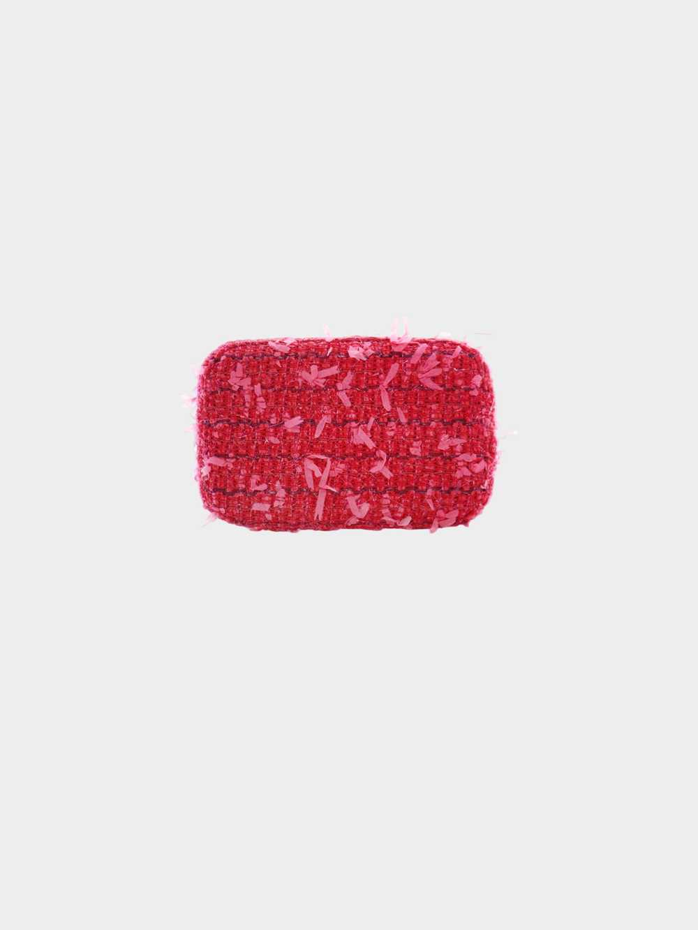 Chanel 2017-2018 Pink Tweed Vanity Case - image 3