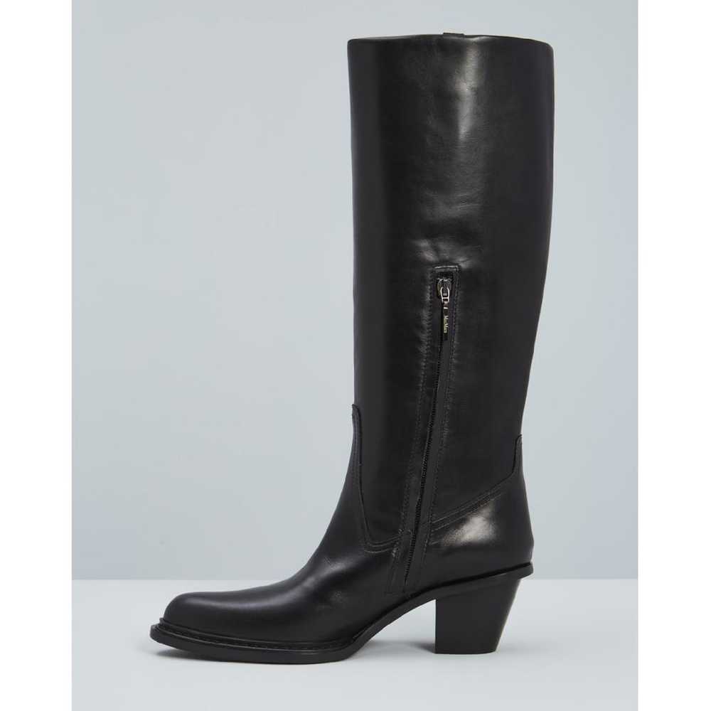 Max Mara Leather cowboy boots - image 2