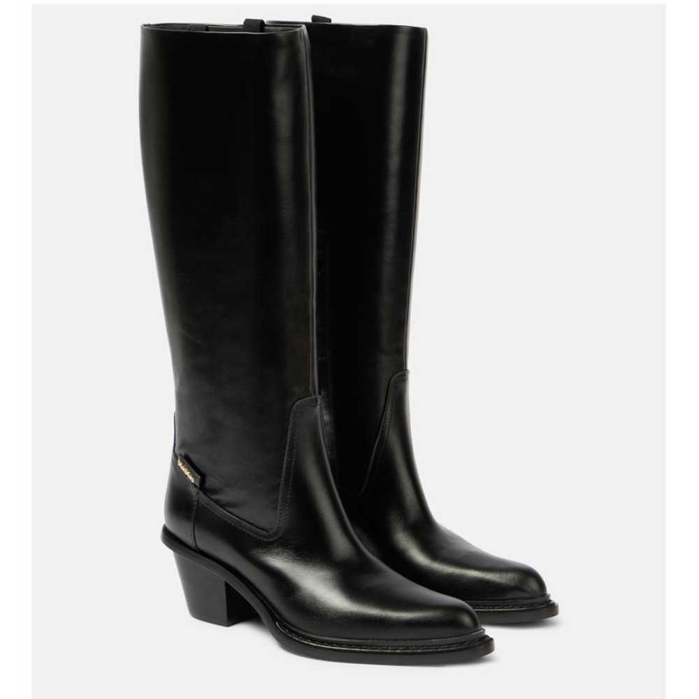 Max Mara Leather cowboy boots - image 6