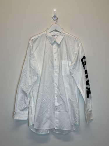 Comme des Garcons Shirt Printed Sleeve Shirt