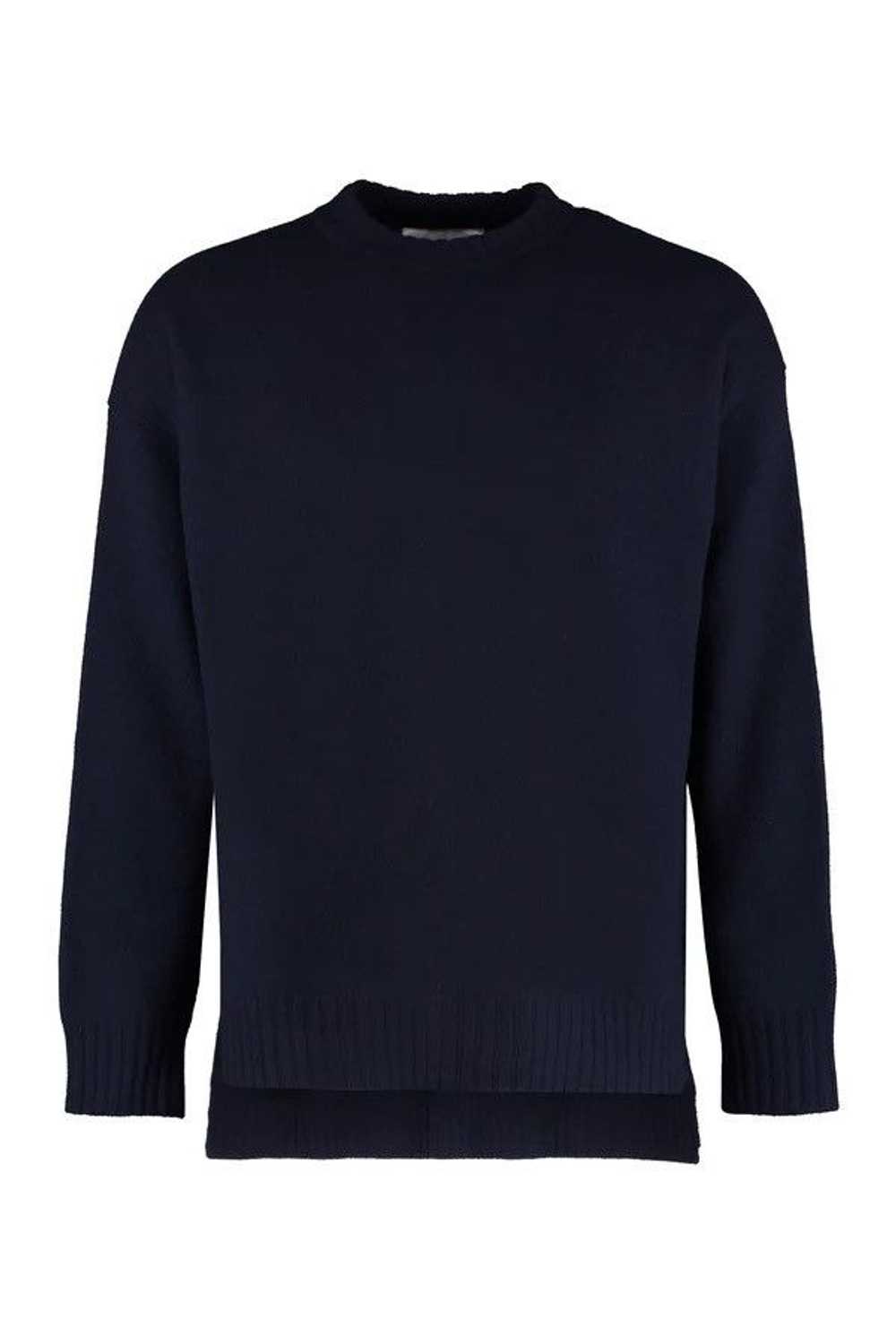 Jil Sander Navy Virgin Wool Sweater - image 1