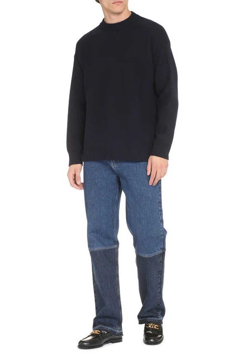 Jil Sander Navy Virgin Wool Sweater - image 4