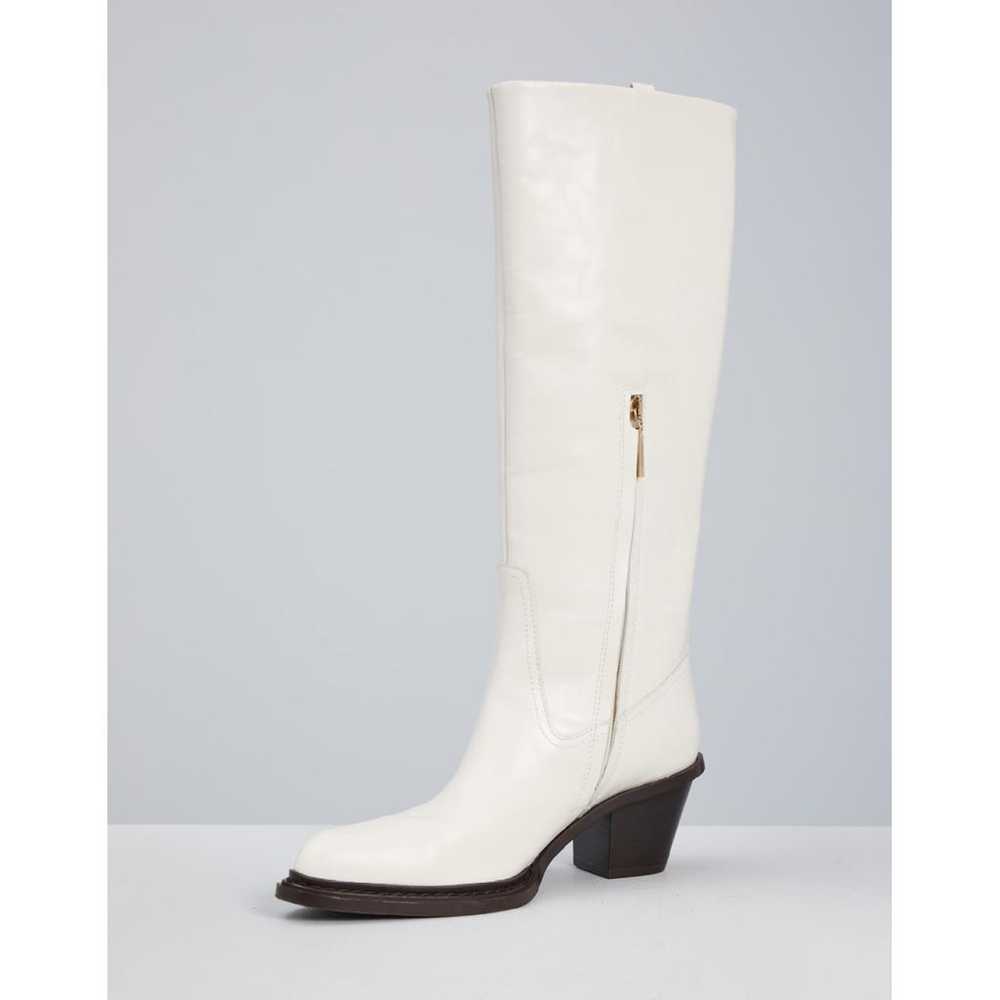 Max Mara Leather cowboy boots - image 4