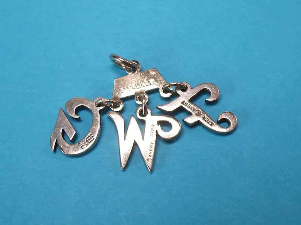 Vintage Sterling Silver James Avery Initial Charm… - image 3