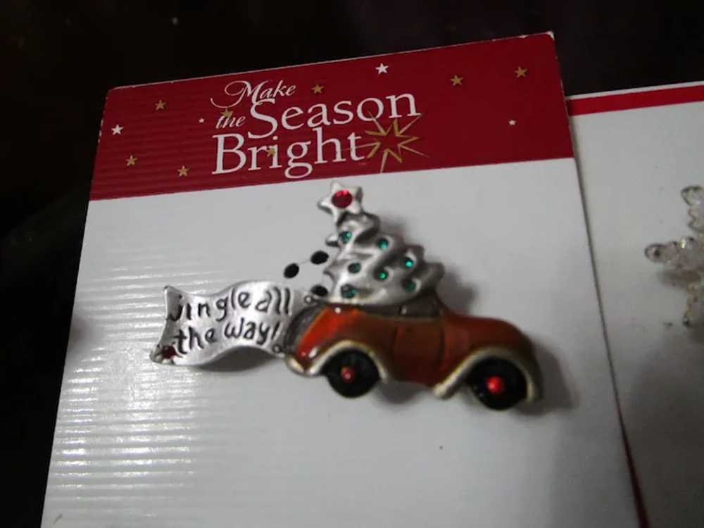 Car Christmas Tree Enamel JINGLE ALL THE WAY AJMC… - image 2