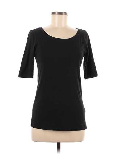 Caslon Women Black Short Sleeve Top M