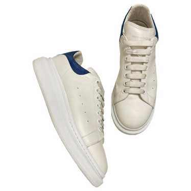 Alexander McQueen Oversize leather low trainers