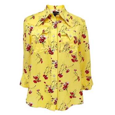 R13 Exaggerated Collar Cowboy Shirt M