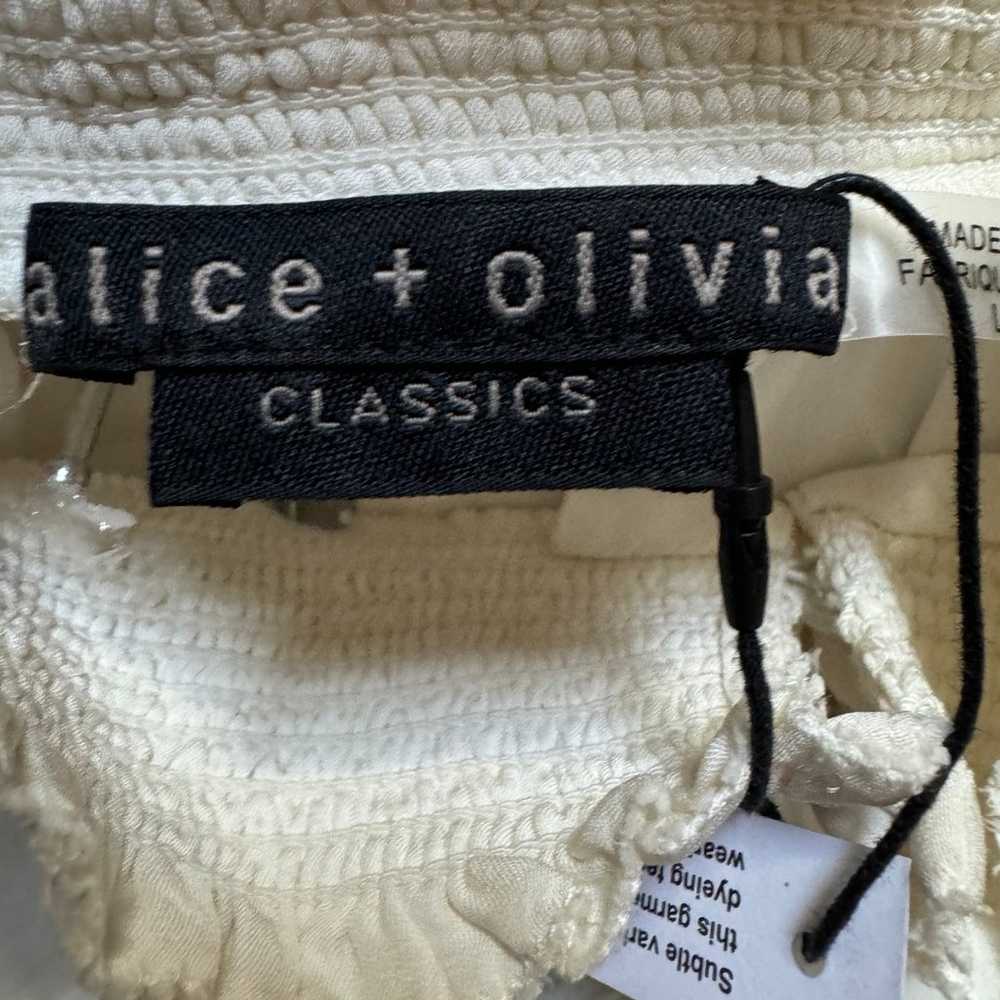 Alice + Olivia Carmina Vegan Leather Smocked Cuff… - image 10