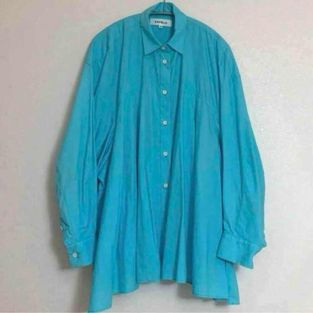 【Excellent Condition】 ENFOLD Shirt Blue - image 2