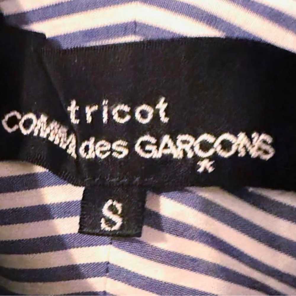 Tricot Comme des Garçons Frill Striped Shirt - image 2