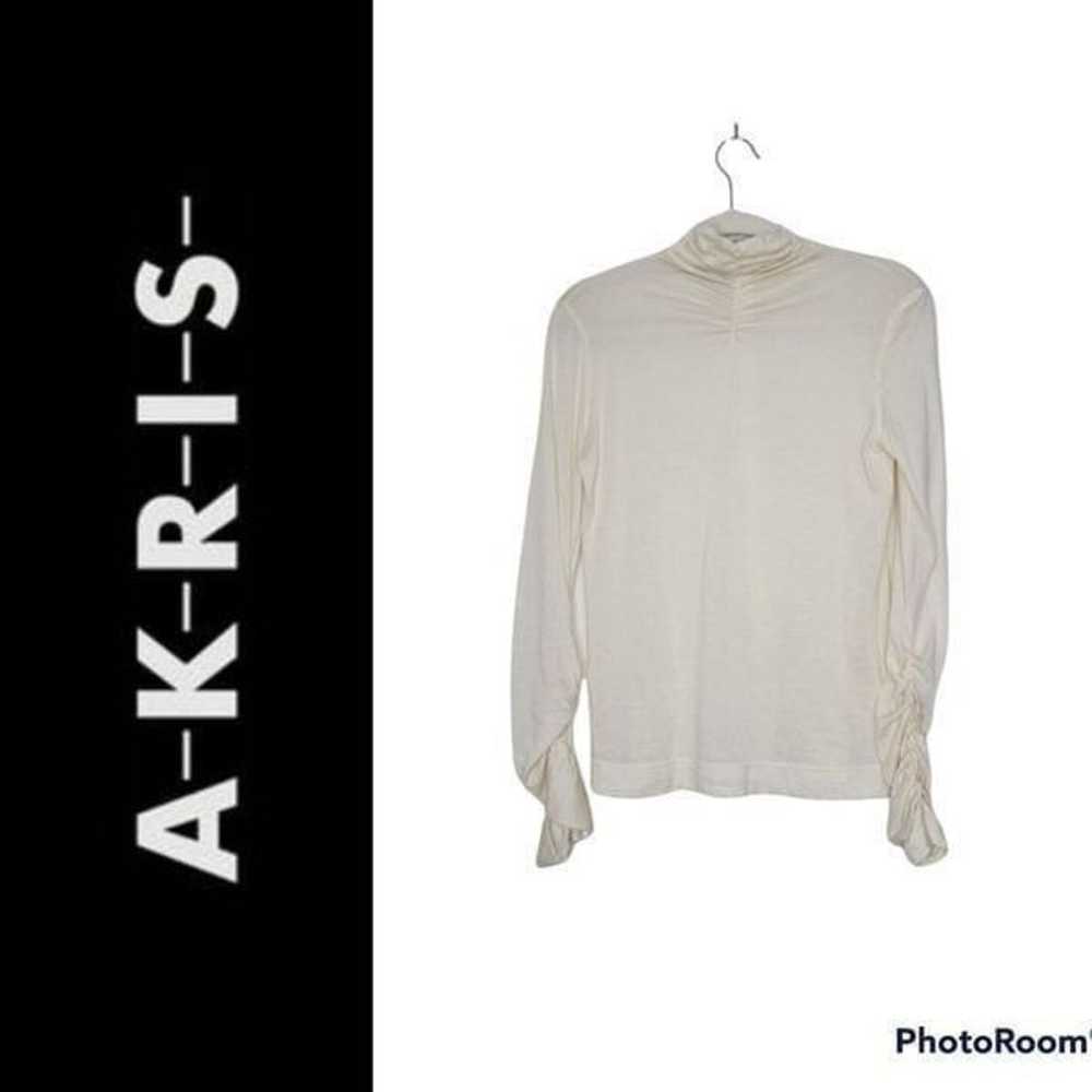 Arkis cashmere silk mock top - image 1