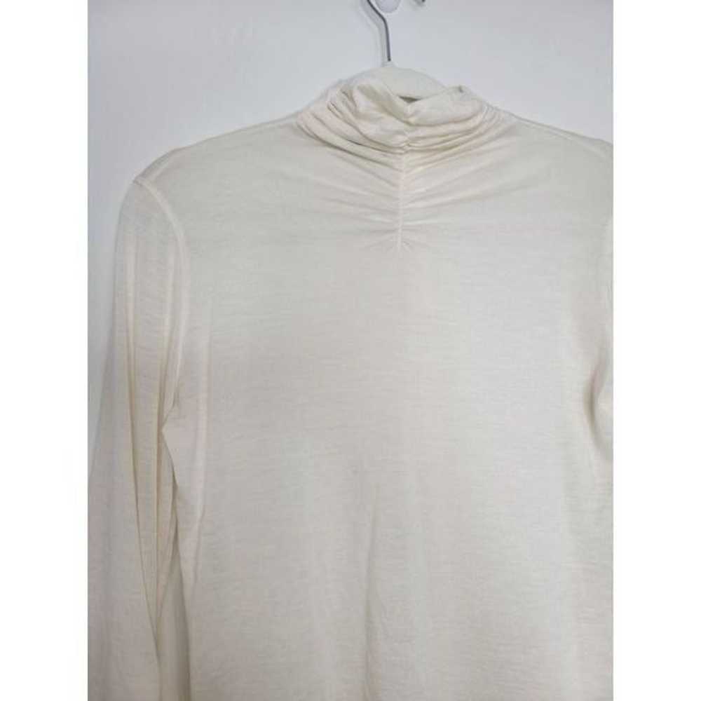 Arkis cashmere silk mock top - image 5