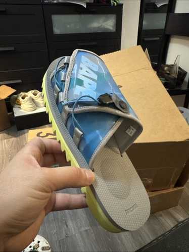 A BATHING APE 1ST CAMO SLIDE SANDALS 黄 8 Bape 1st Camo Slide Sandals Yellow - May 2025 - 1K20-191-013