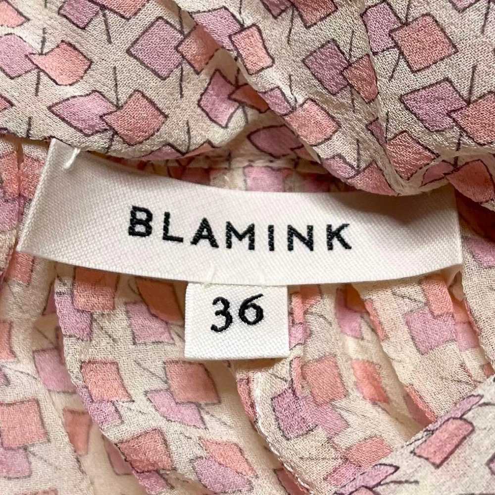 【Beautiful item】BLAMINK silk square print scarf c… - image 5