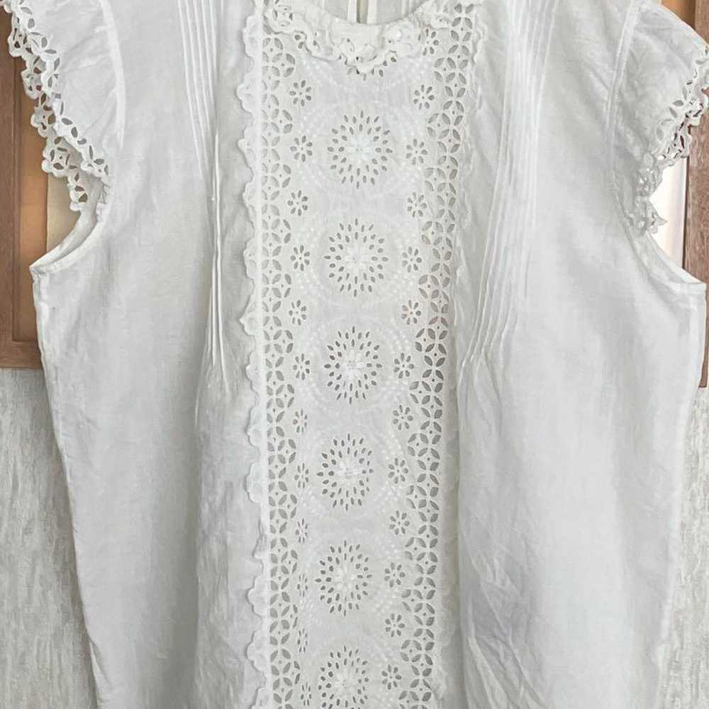 45R India Khadi cutwork T-shirt - image 2