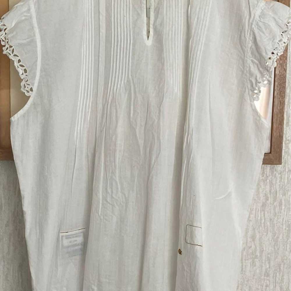 45R India Khadi cutwork T-shirt - image 3